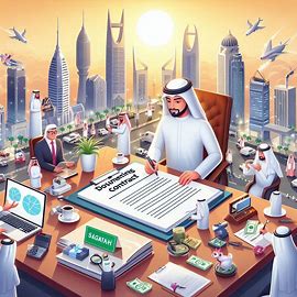 محامي توثيق عقود بيع عقارات في الرياض يُتابع إجراءات التوقيع الرسمي